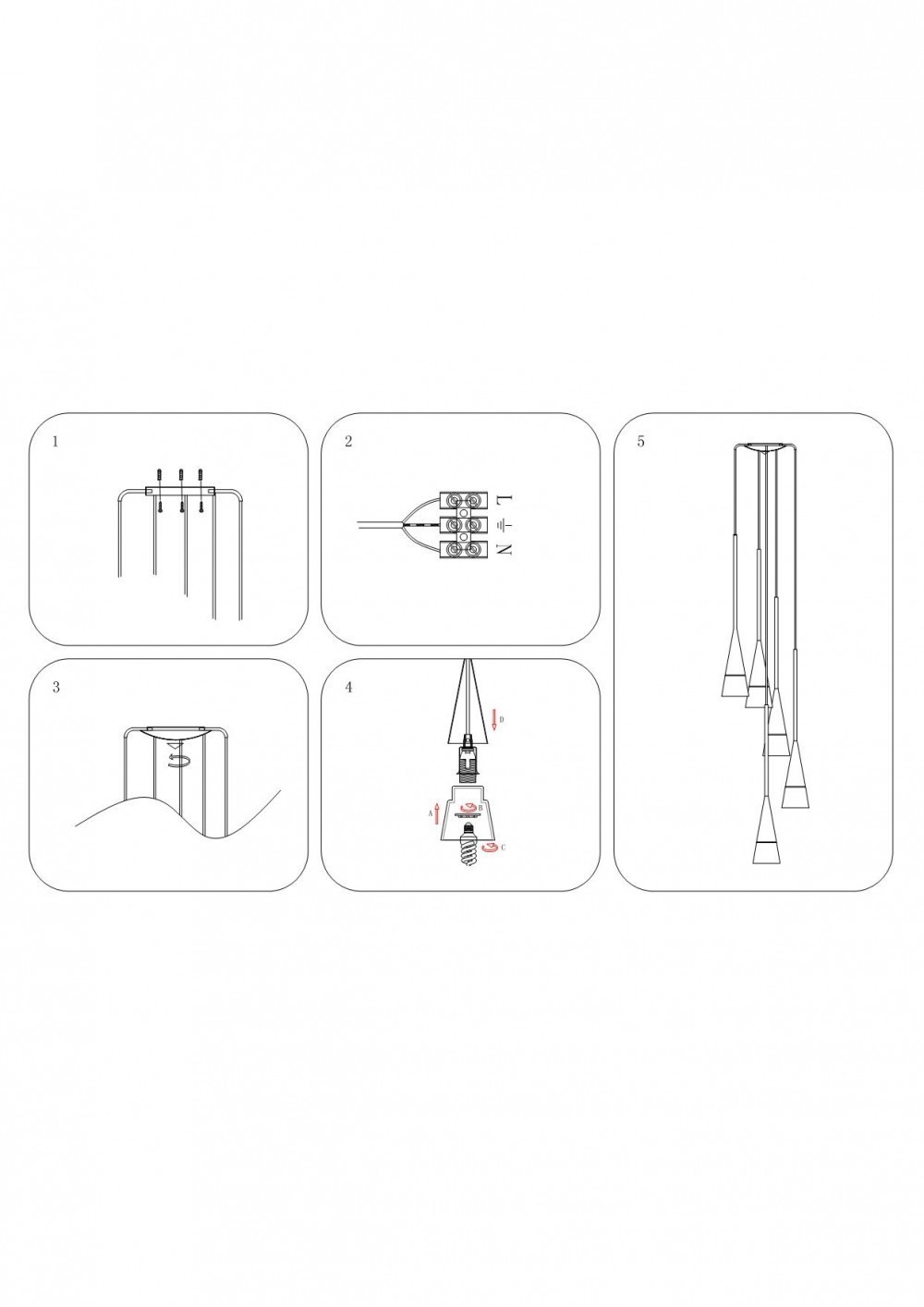 Lightstar (MD2120А-5W+W) Подвес CONICITA 5х40W E14 БЕЛЫЙ (в комплекте) Lightstar (MD2120А-5W+W) Подвес CONICITA 5х40W E14 БЕЛЫЙ (в комплекте)